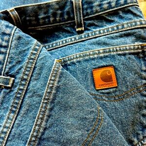 Men’s barely worn 38X30 Carharrt relax fit jeans